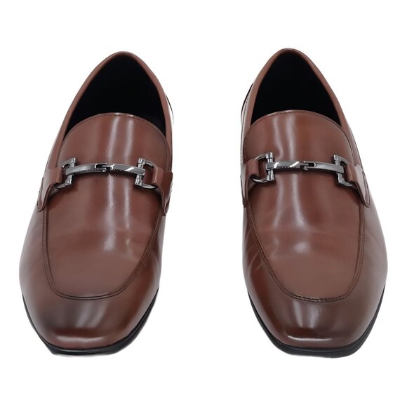 Alfani Otis Bit Loafers Cognac Men\'s Dress Loafers 9